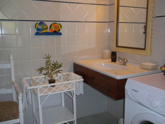 La salle de bain équipée d un lave linge